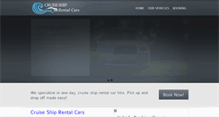 Desktop Screenshot of cruiseshiprentalcars.com