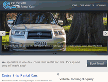 Tablet Screenshot of cruiseshiprentalcars.com